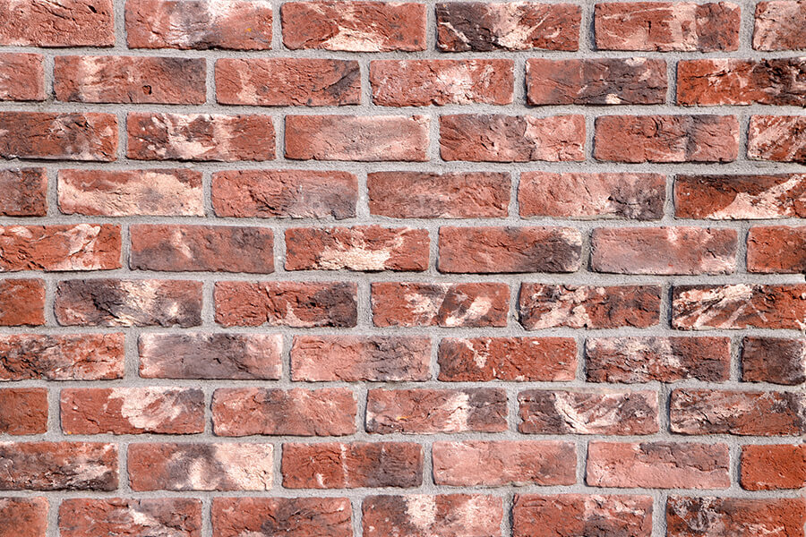 Volcano kırmızı kültür tuğlası – el yapımı rustik duvar kaplama, iç cephe ve dış cephe dekoratif tuğla modeli | Quick Stone Turkey